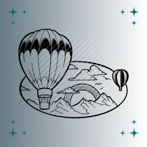 Heißluftballon #2 | Plotterdatei | SVG & PNG