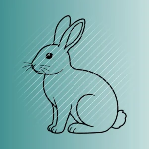 Kaninchen #2 | Plotterdatei | SVG & PNG