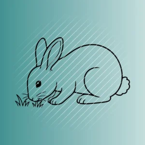 Kaninchen #5 | Plotterdatei | SVG & PNG