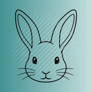 Kaninchen #6 | Plotterdatei | SVG & PNG