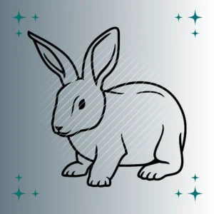 Kaninchen | Plotterdatei | SVG & PNG