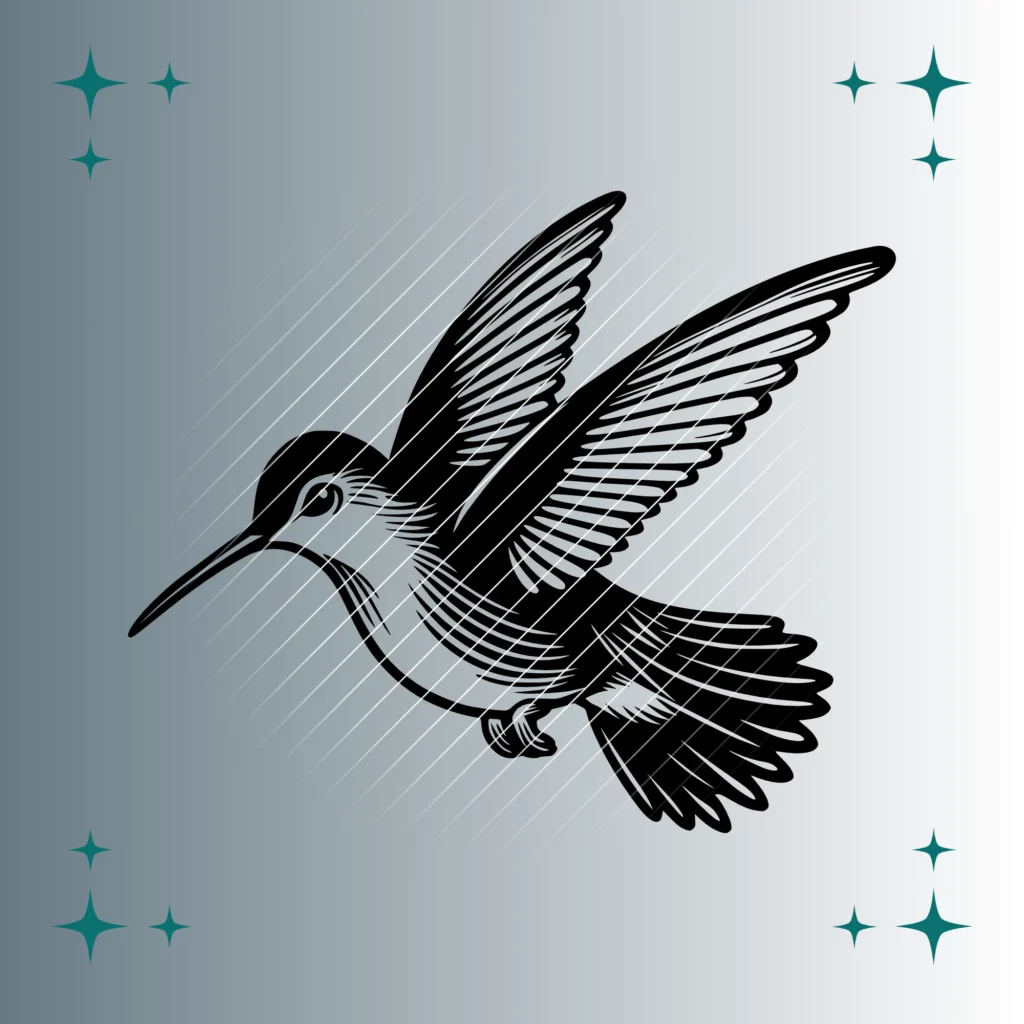 Kolibri #2 | Plotterdatei | SVG & PNG
