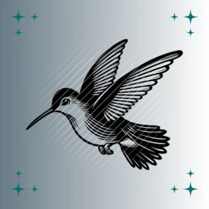 Kolibri #2 | Plotterdatei | SVG & PNG
