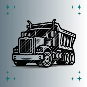 LKW Kipper | Plotterdatei | SVG & PNG