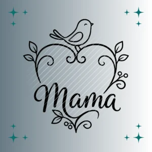 Mama Herz | Plotterdatei | SVG & PNG