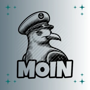 Moin Seemöwe Matrosenmütze | Plotterdatei | SVG & PNG