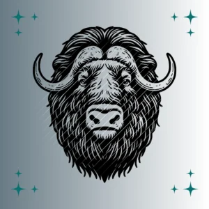 Moschusochse | Plotterdatei SVG & PNG