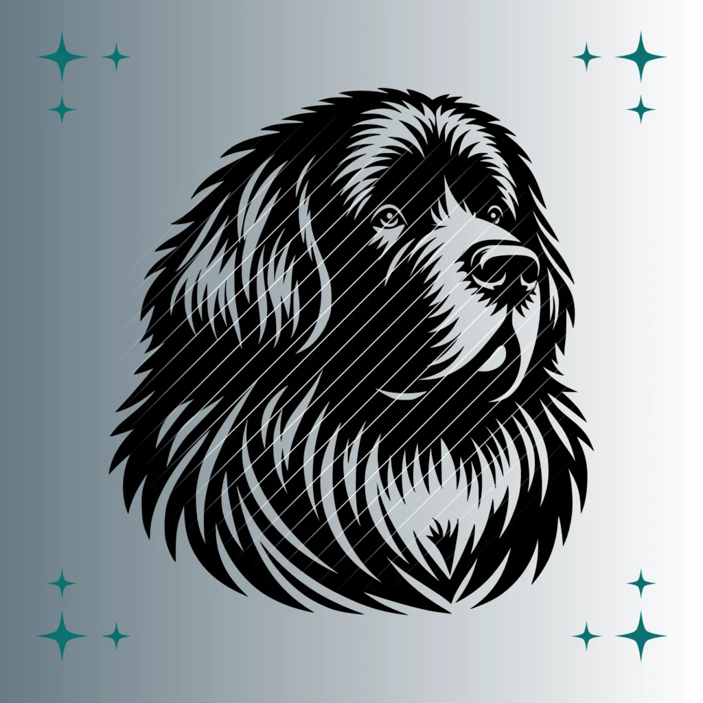 Neufundländer Hund | Plotterdatei | SVG & PNG
