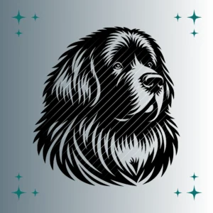 Neufundländer Hund | Plotterdatei | SVG & PNG