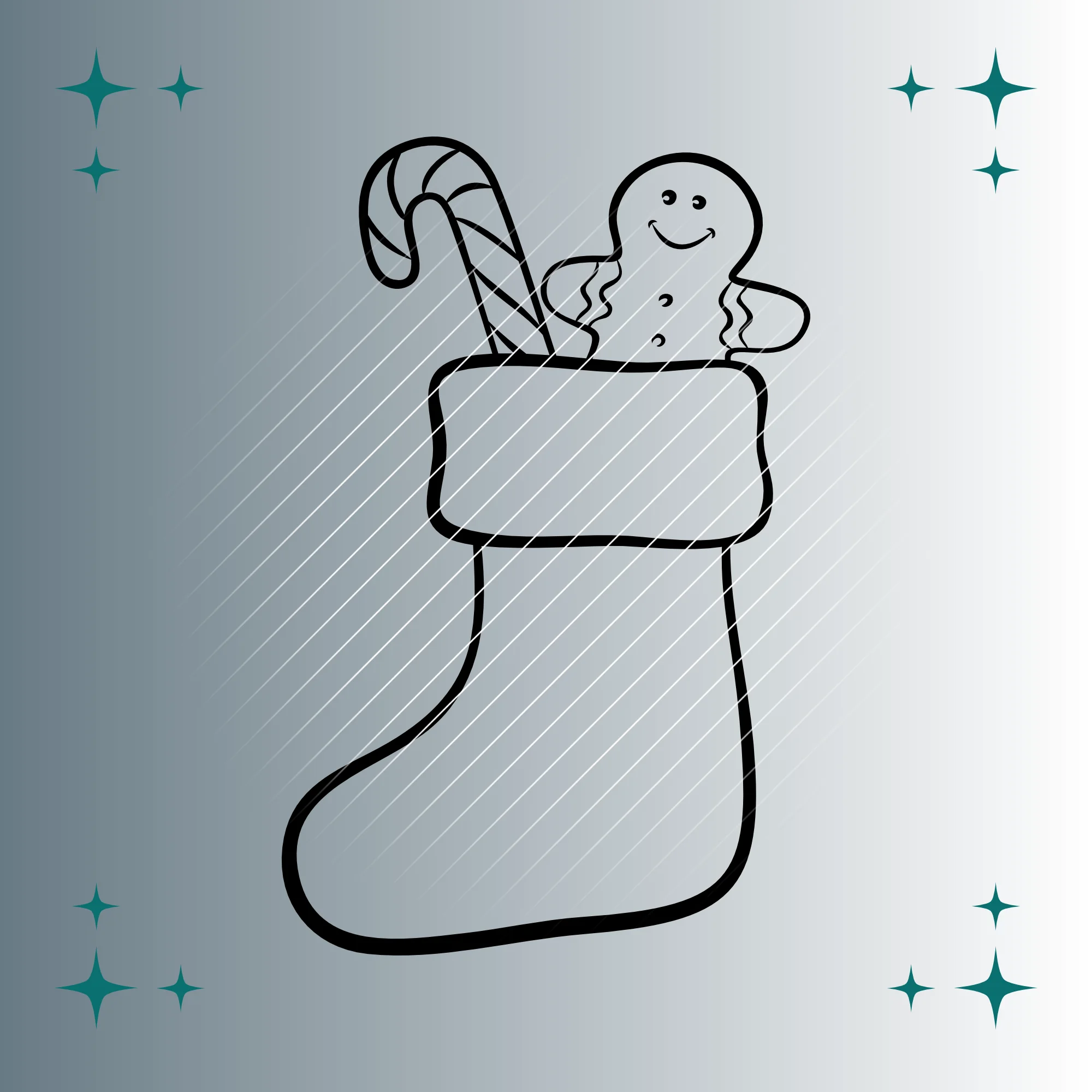 Nikolausstiefel | Plotterdatei | SVG & PNG