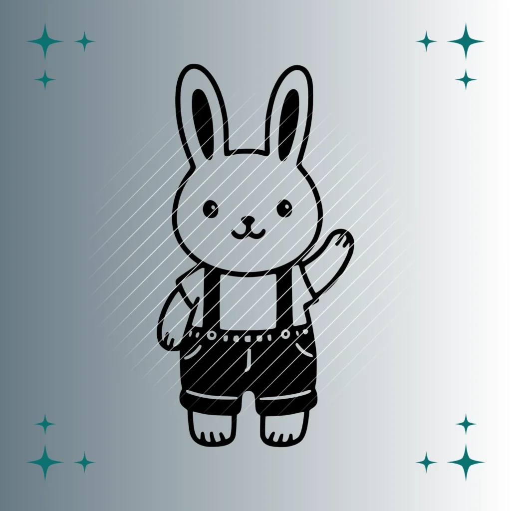 Osterhase | Plotterdatei SVG & PNG