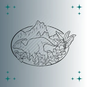 Parasaurolophus | Plotterdatei | SVG & PNG