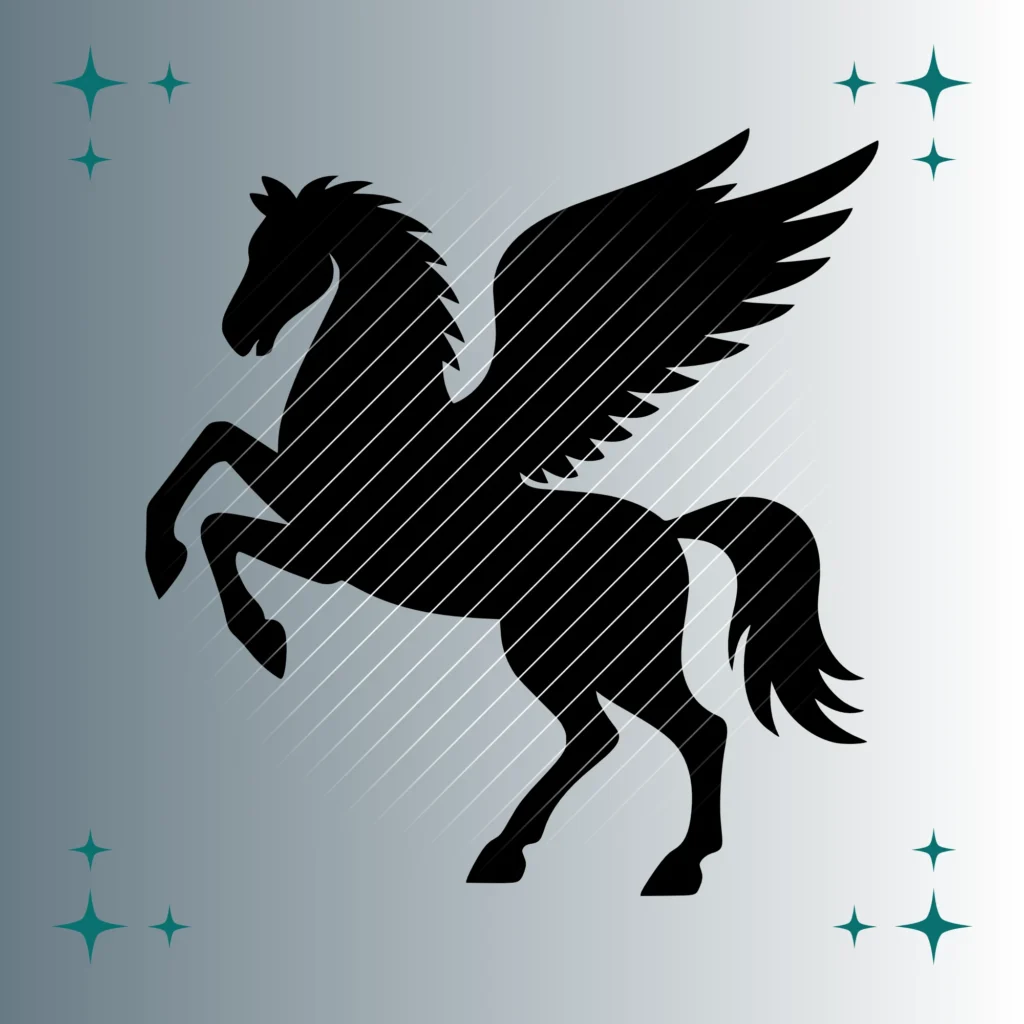 Pegasus Silhouette | Plotterdatei | SVG & PNG
