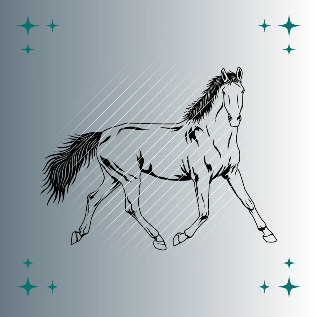 Pferd #2 | Plotterdatei | SVG & PNG