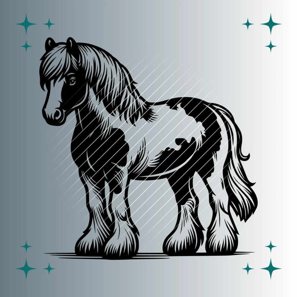 Pferd #5 | Plotterdatei | SVG & PNG