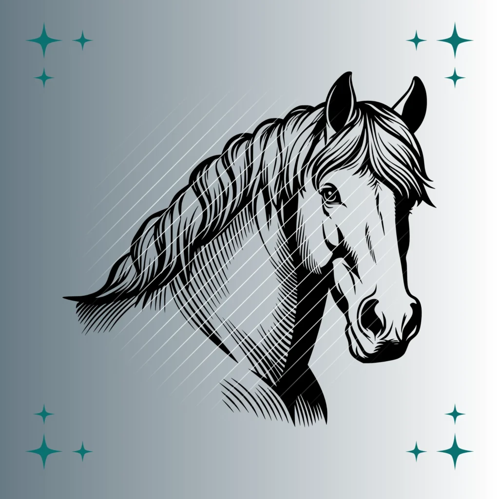 Pferd #7 | Plotterdatei | SVG & PNG