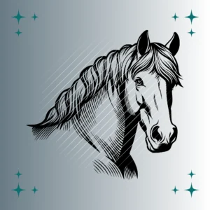 Pferd #7 | Plotterdatei | SVG & PNG