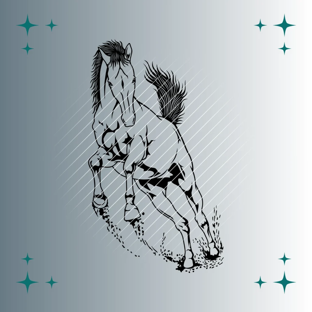Pferd | Plotterdatei | SVG & PNG