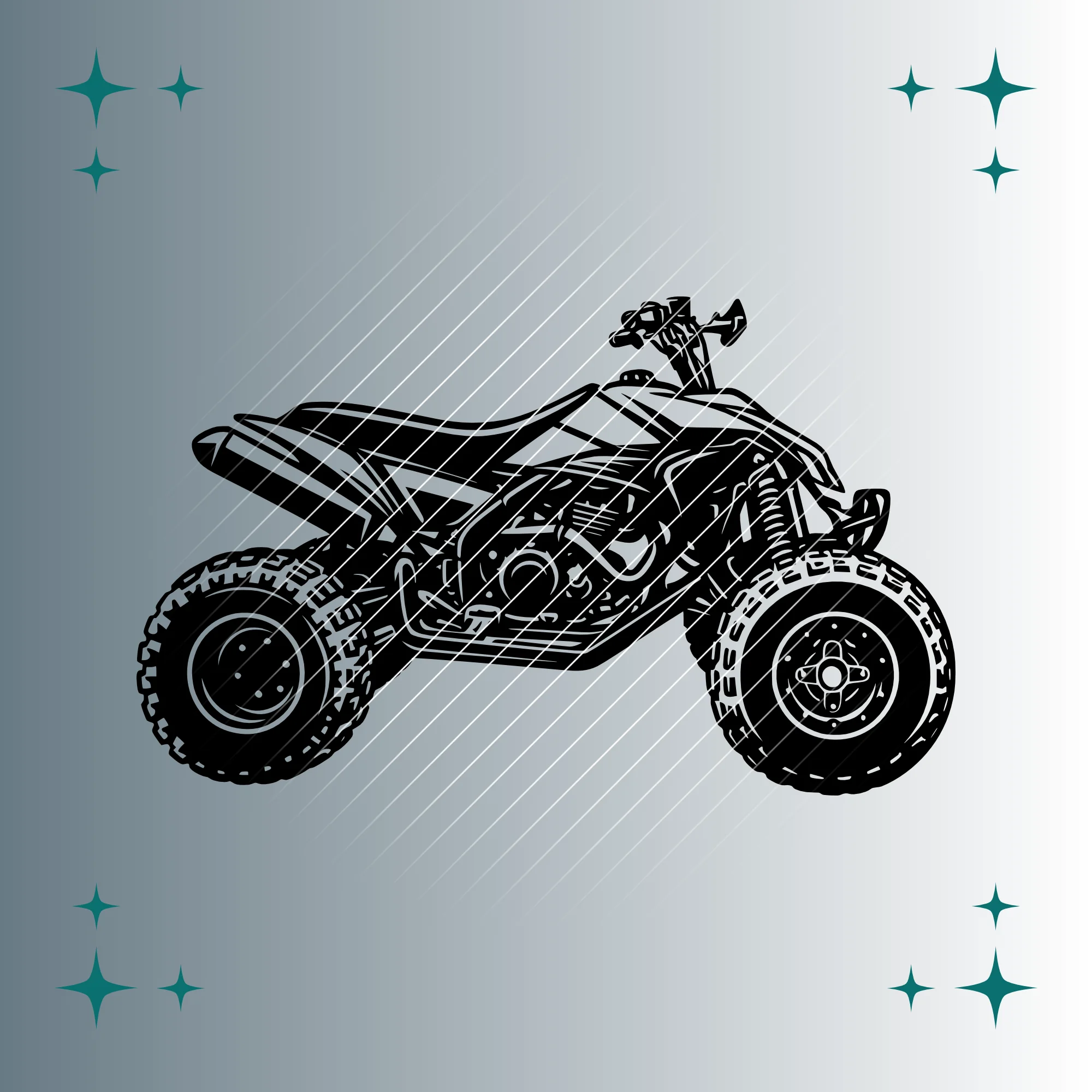 Quad | Plotterdatei | SVG & PNG