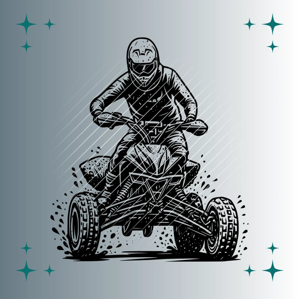 Quadfahrer #2 | Plotterdatei | SVG & PNG