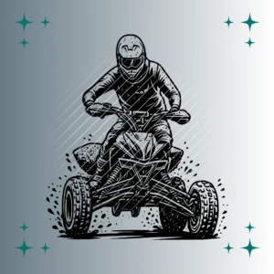Quadfahrer #2 | Plotterdatei | SVG & PNG