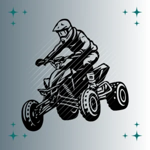 Quadfahrer | Plotterdatei | SVG & PNG