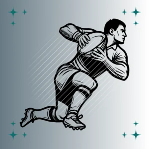 Rugbyspieler | Plotterdatei SVG & PNG