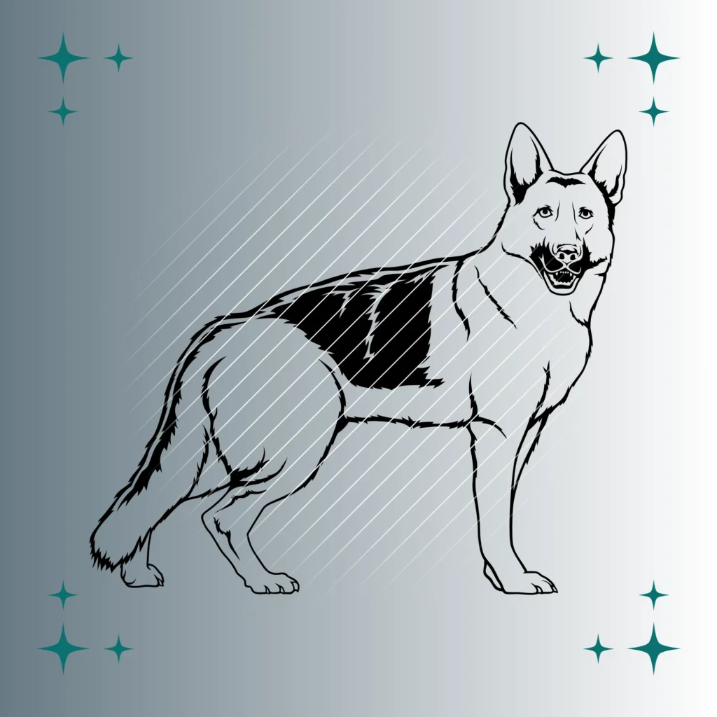 Schäferhund #2 | Plotterdatei | SVG & PNG