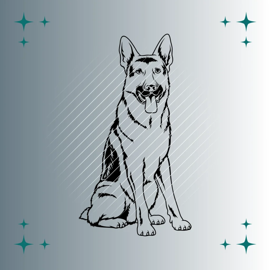 Schäferhund #3 | Plotterdatei | SVG & PNG