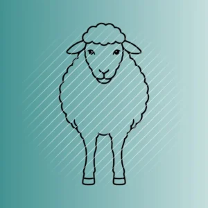 Schaf #3 | Plotterdatei SVG & PNG