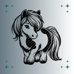 Shetlandpony | Plotterdatei SVG & PNG
