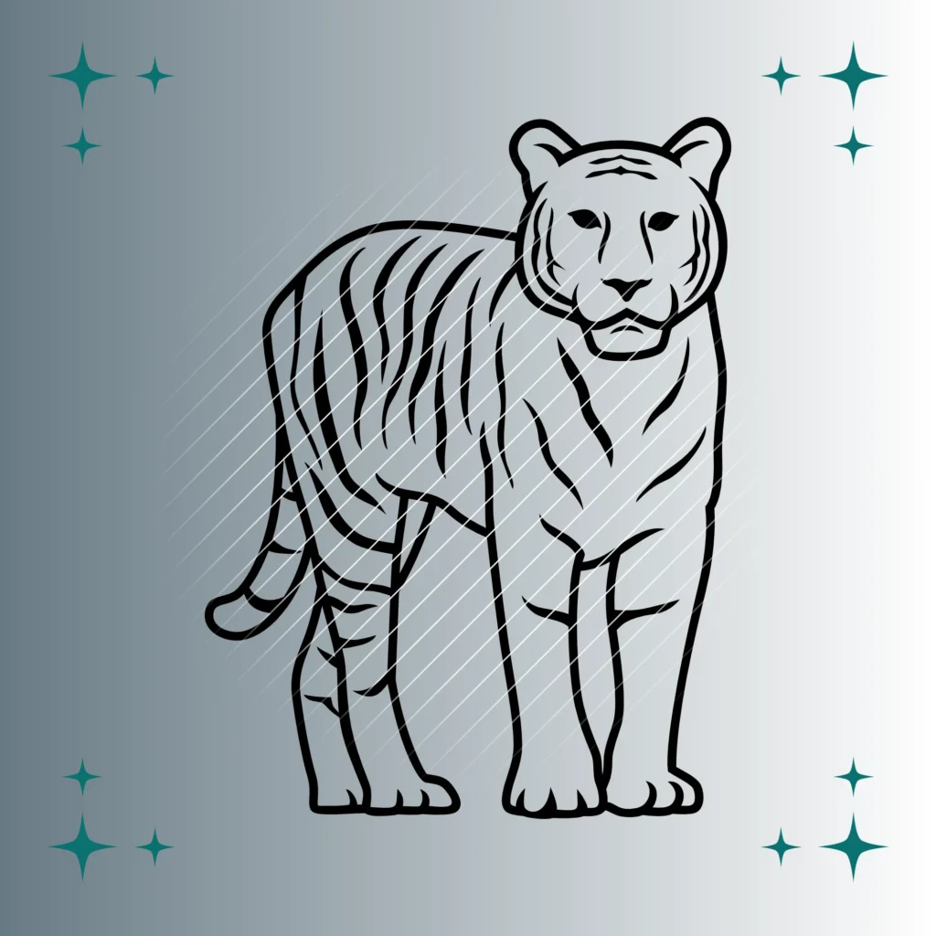 Tiger #2 | Plotterdatei | SVG & PNG
