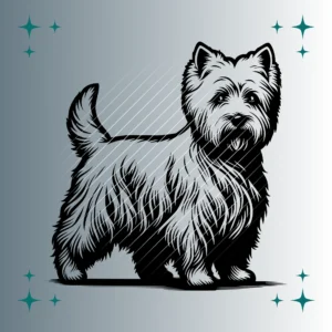West Highland White Terrier Hund #2| Plotterdatei SVG & PNG