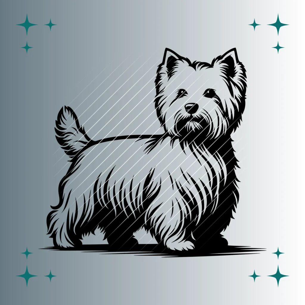 West Highland White Terrier Hund | Plotterdatei SVG & PNG