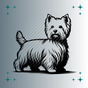 West Highland White Terrier Hund | Plotterdatei SVG & PNG