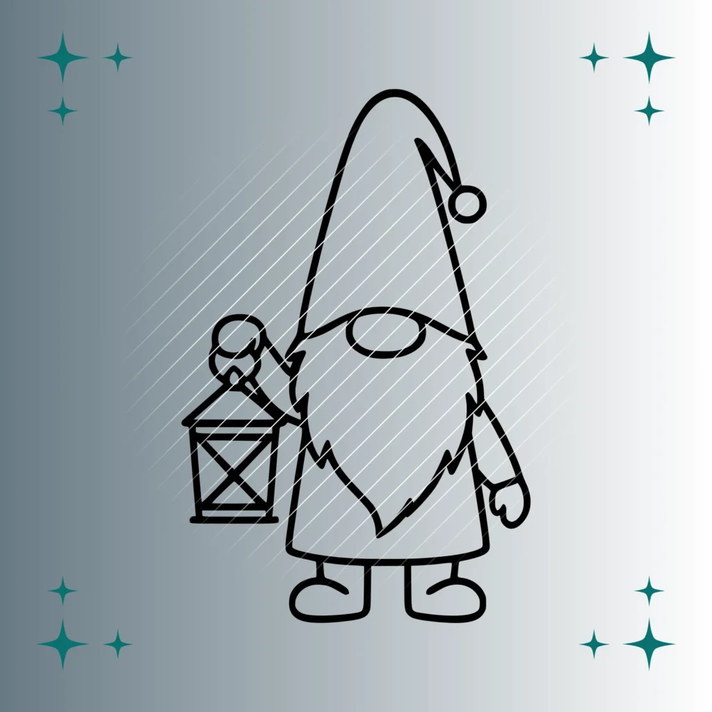 Wichtel Laterne | Plotterdatei | SVG & PNG