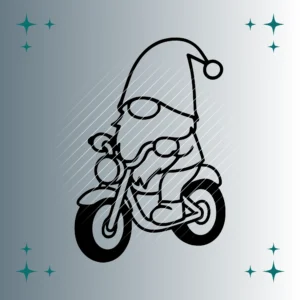 Wichtel Motorrad | Plotterdatei | SVG & PNG