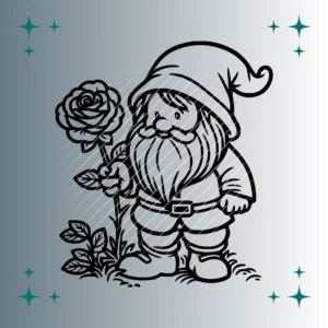 Zwerg Rose | Plotterdatei | SVG & PNG