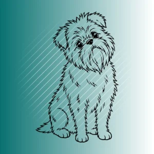 Affenpinscher Hund #6 | Plotterdatei SVG & PNG