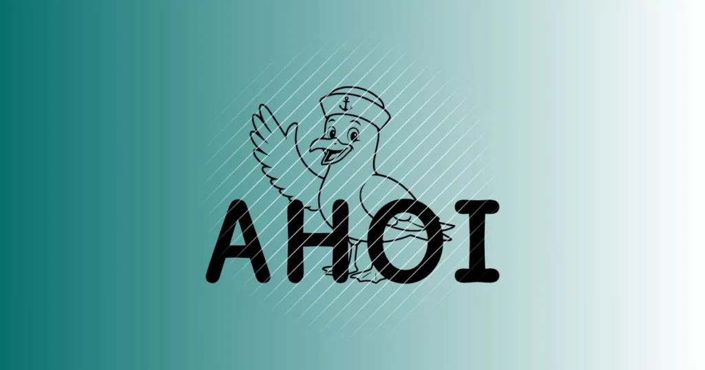 Ahoi Happy Möwe | Plotterdatei SVG & PNG