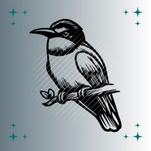Bienenfresser Vogel | Plotterdatei SVG & PNG