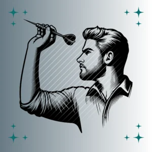Dartspieler | Plotterdatei SVG & PN