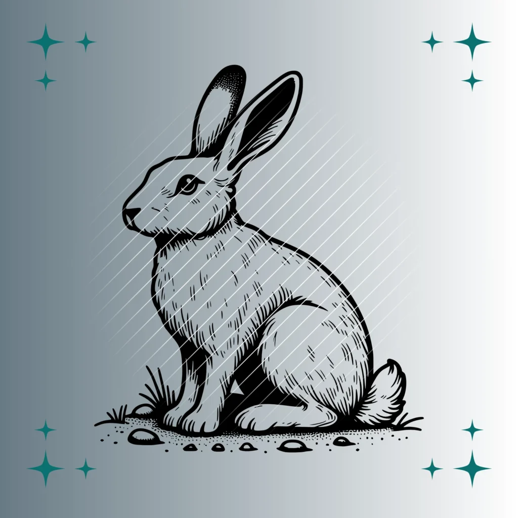 Feldhase | Plotterdatei SVG & PNG