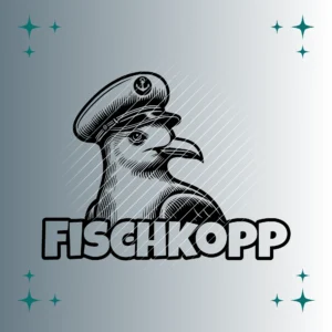 Fischkopp Seemöwe Matrosenmütze | Plotterdatei SVG & PNG