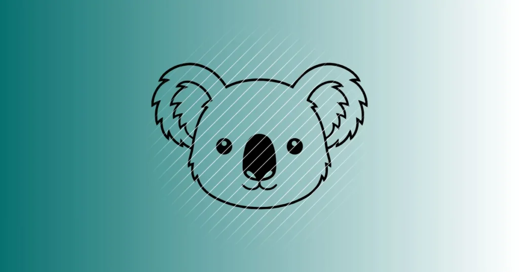 Happy Koala | Plotterdatei SVG & PNG