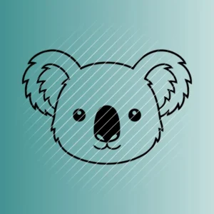 Happy Koala | Plotterdatei SVG & PNG