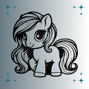Happy Pony | Plotterdatei SVG & PNG