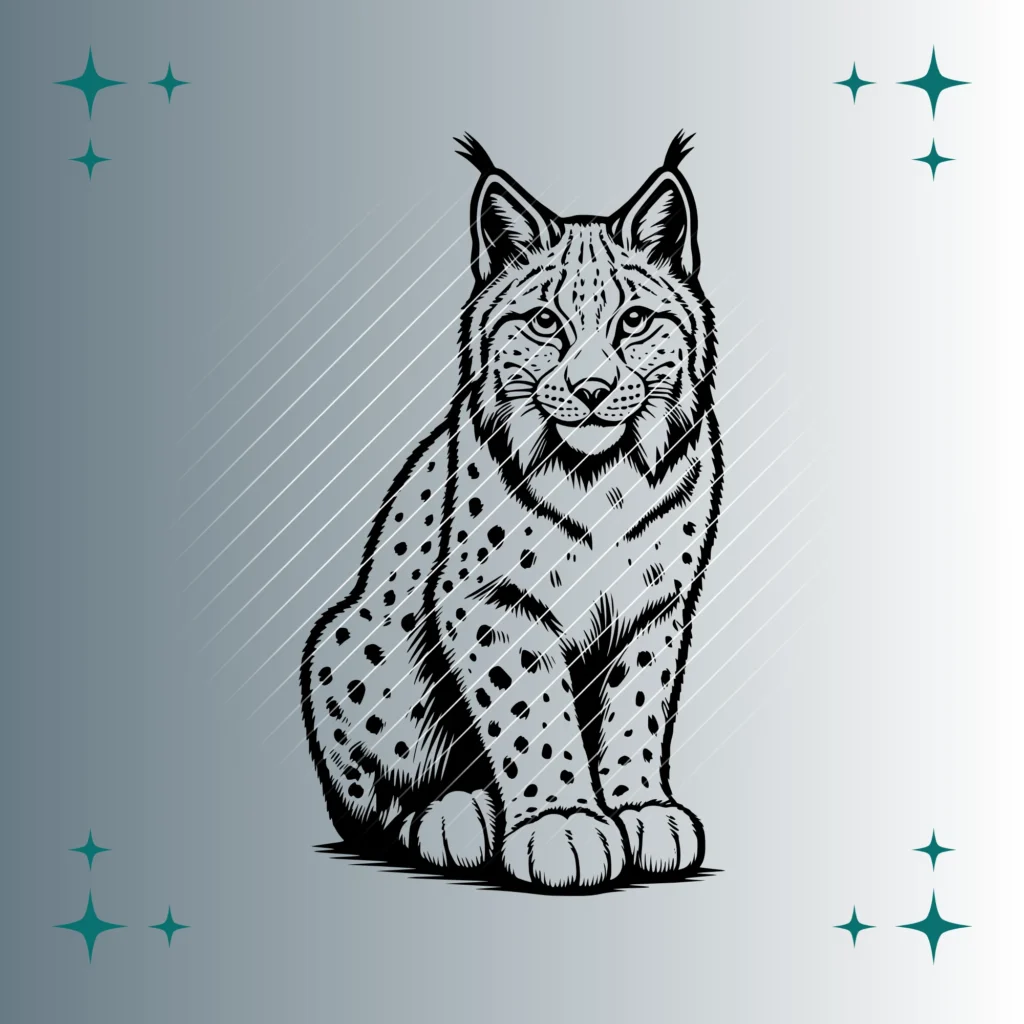Luchs #4 | Plotterdatei SVG & PNG