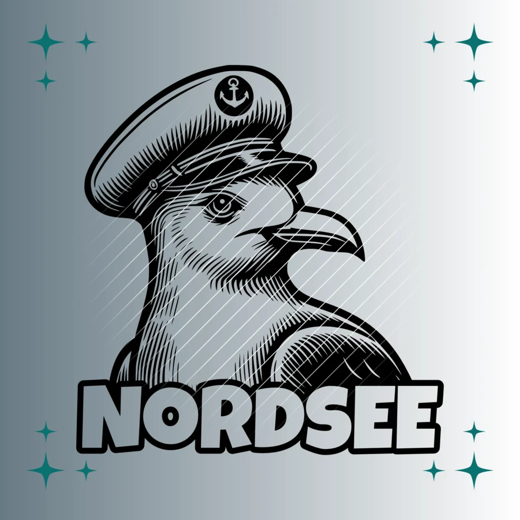 Nordsee Seemöwe Matrosenmütze | Plotterdatei SVG & PNG