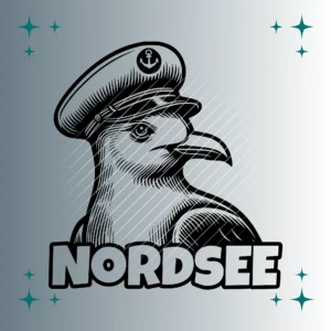 Nordsee Seemöwe Matrosenmütze | Plotterdatei SVG & PNG